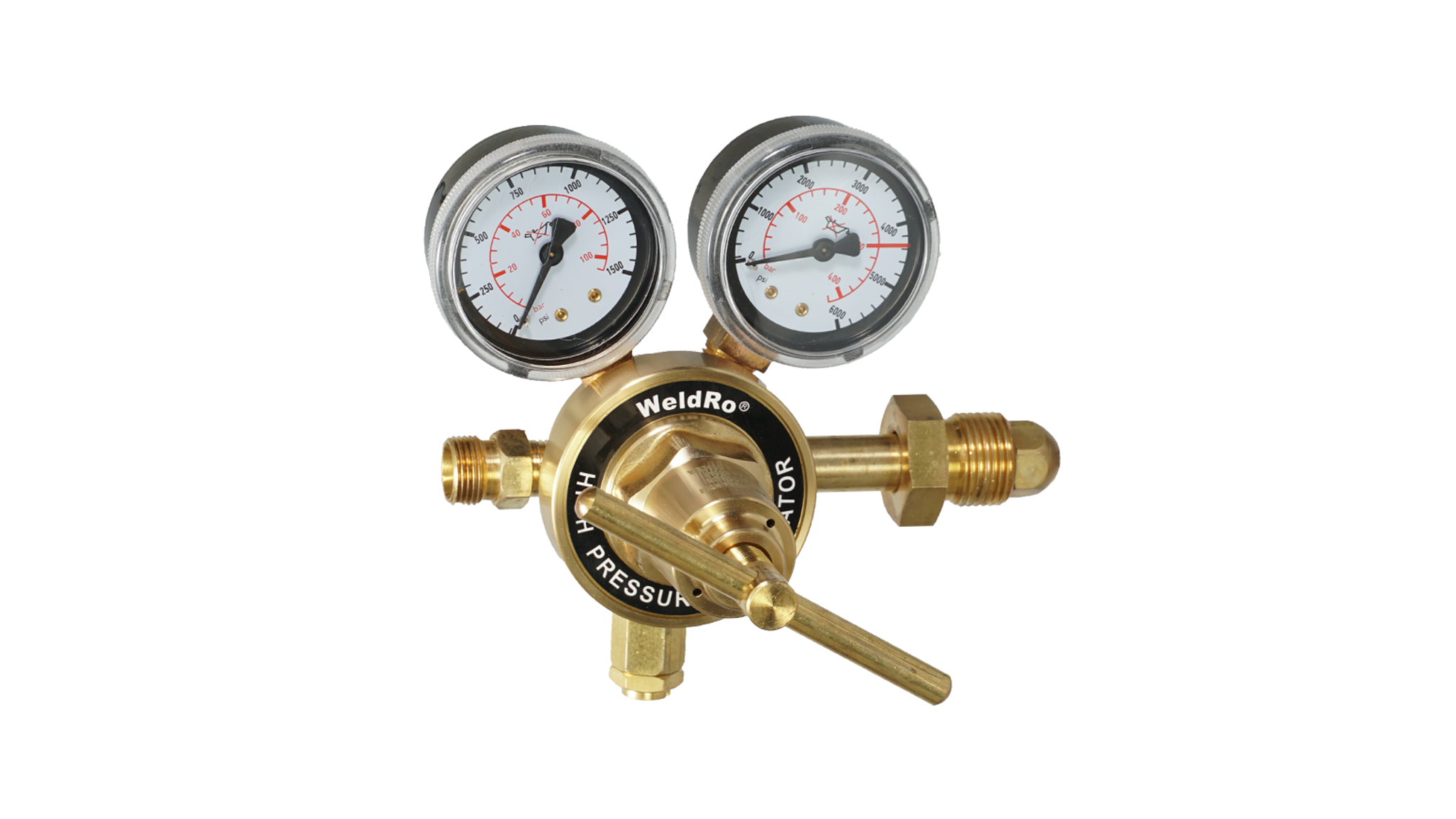 WeldRo 305U SERIES HIGH PRESSURE REGULATOR NITROGEN/H2/HE/AIR